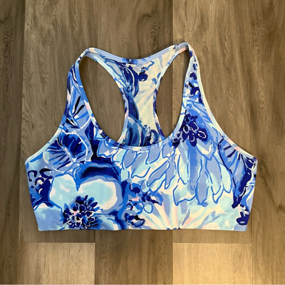 Lilly Pulitzer Jaydea Sports Bra in Catch n’ Keep